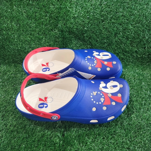 Crocs NBA Philadelphia 76ers Classic Clogs Mens 208901-100 - Picture 4 of 4